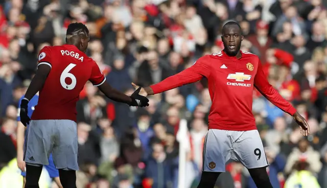 Paul Pogba Romelu Lukaku