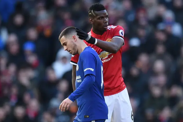 Eden Hazard Paul Pogba