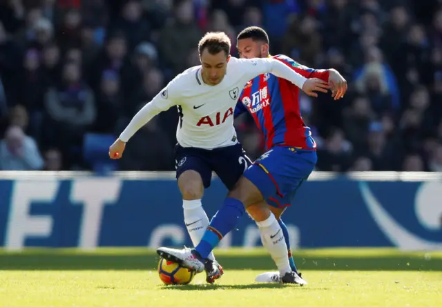 Christian Eriksen and Jairo Riedewald