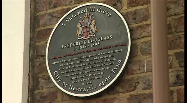 Frederick Douglass plaque