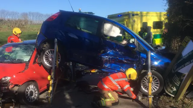 Trinity car crash
