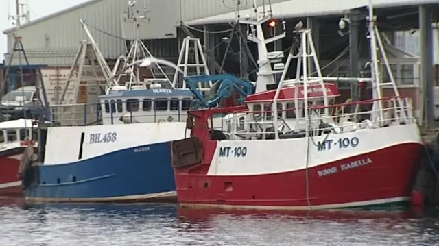 Fishing boats at North Shields