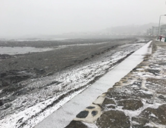Snow in Guernsey