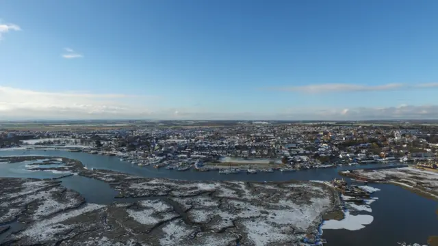 Maldon in snow