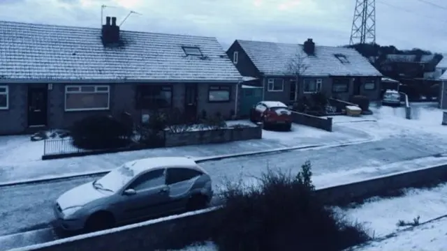 Car in snow