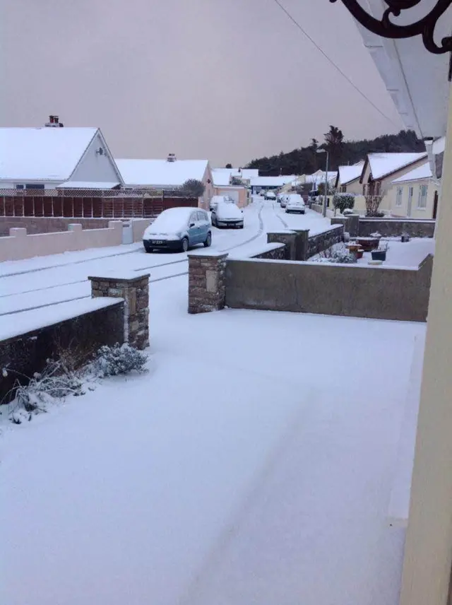 Alderney snow