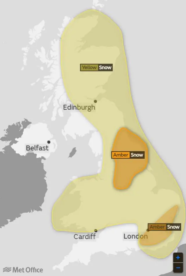 Met Office warning