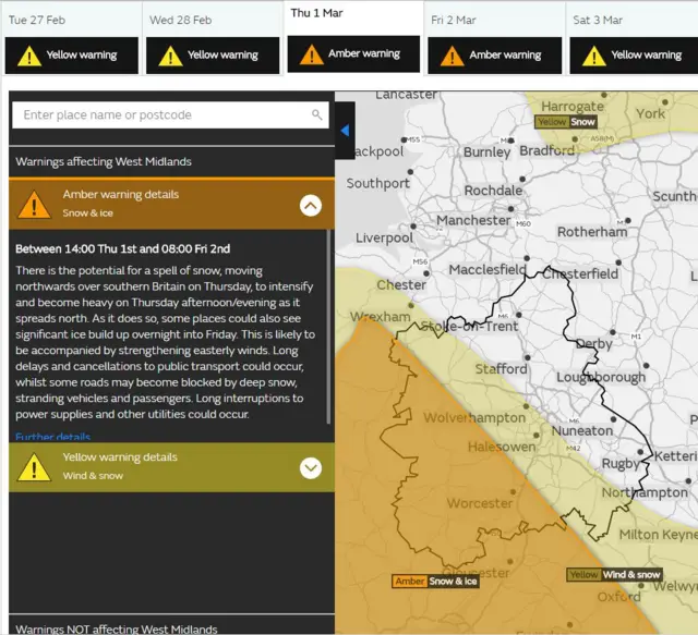 Weather map