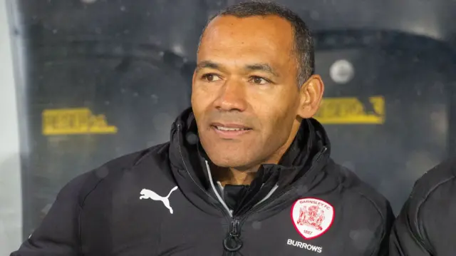 Barnsley head coach Jose Morais in the dugout