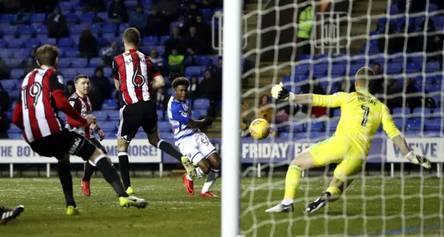 Omar Richards scores for Reading