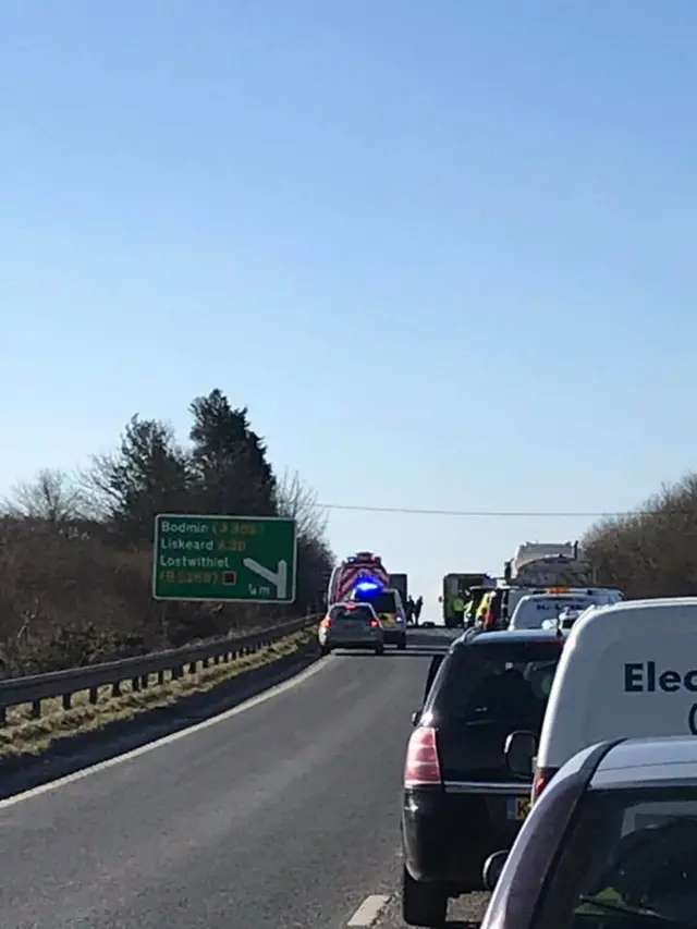 Crash on the A30