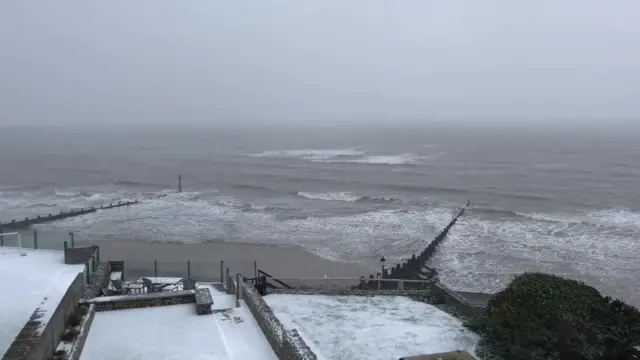 Snow in Sheringham