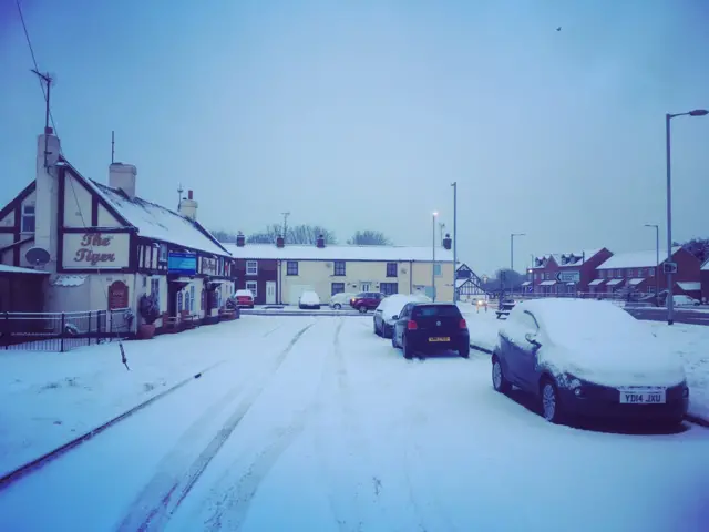 Snow in Beeford