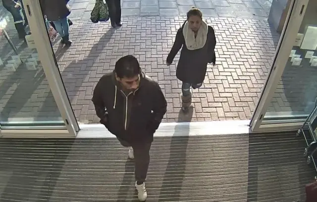 CCTV image at Marks and Spencers Matlock