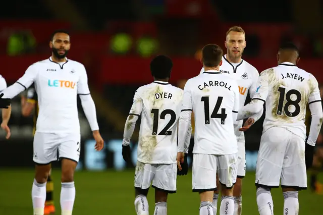 Swansea celebrate