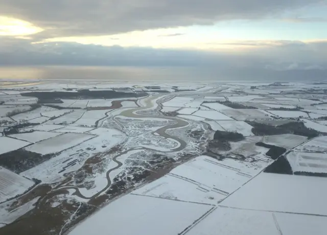 Butley River, Suffolk in the snow