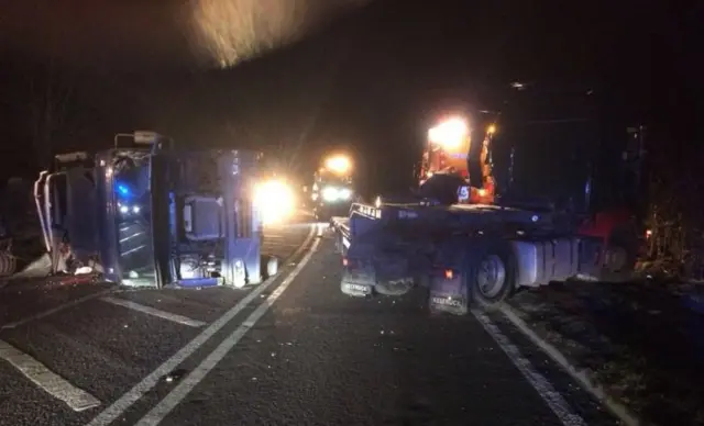 Lorry Crash A52