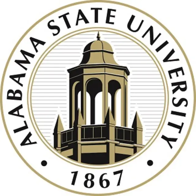 The logo of Alabama State University