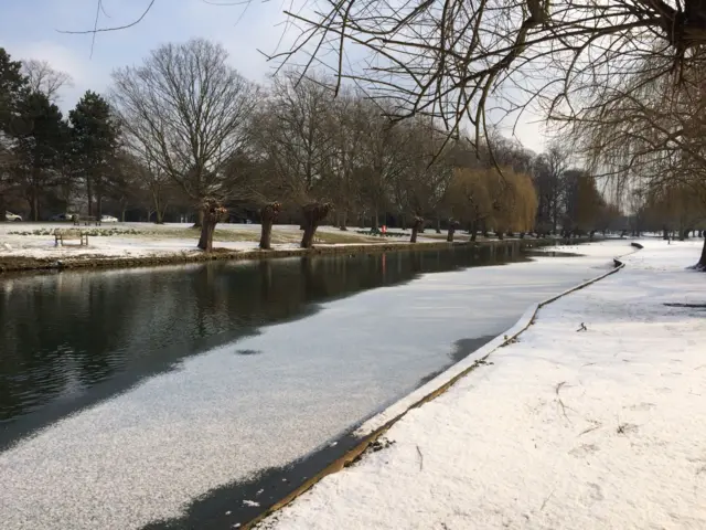 Snow in Bedford