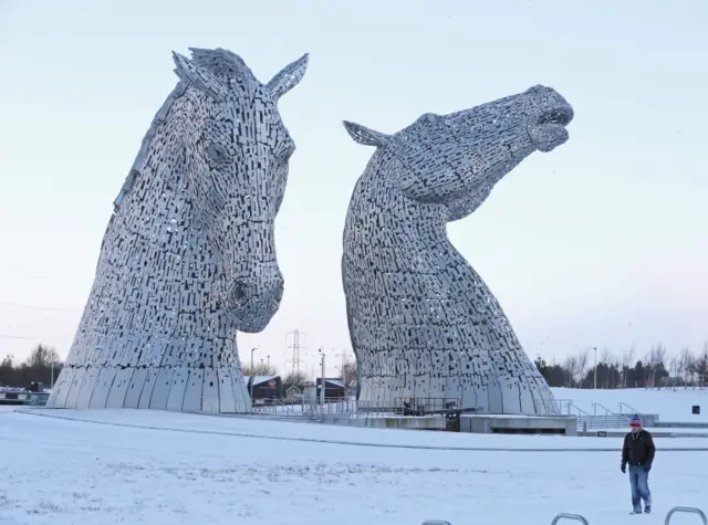 The Kelpies in Falkirk