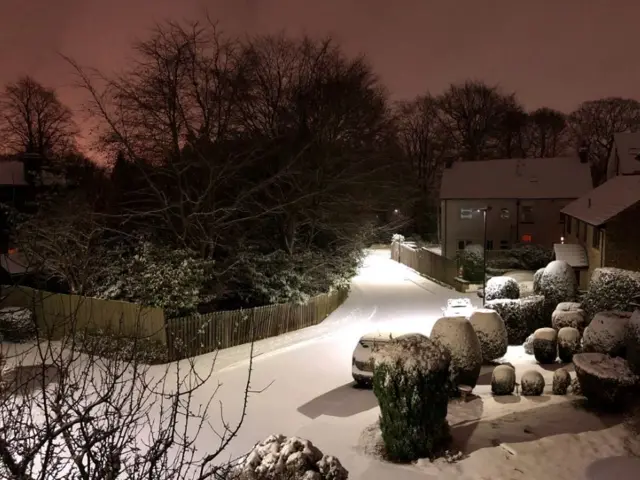 Sheffield in the snow