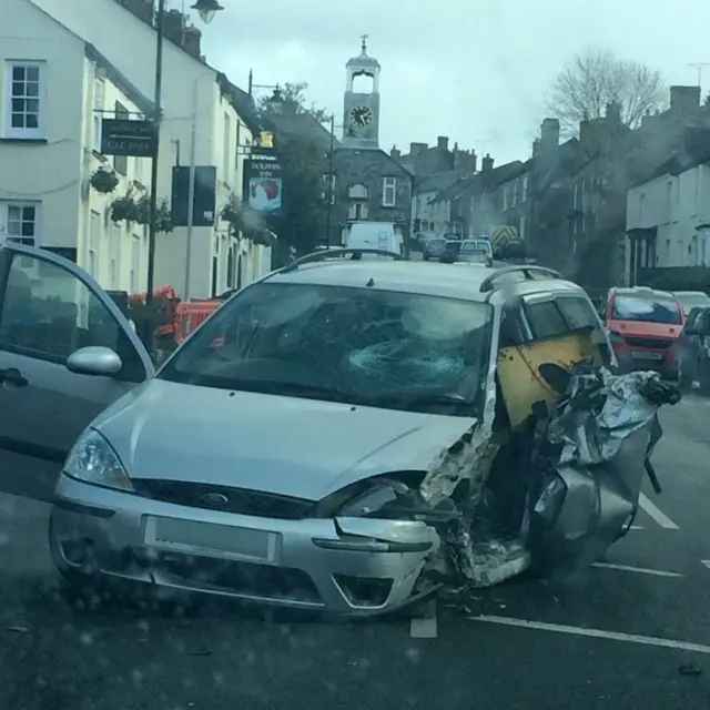 Grampound car crash