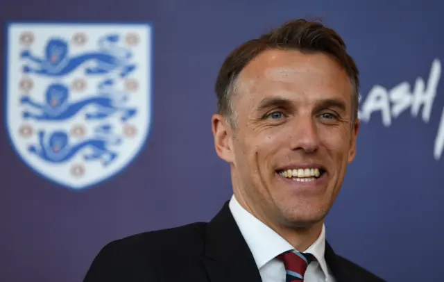 England women's manager Phil Neville