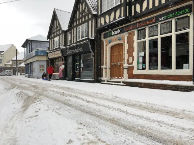 Sheringham in the snow