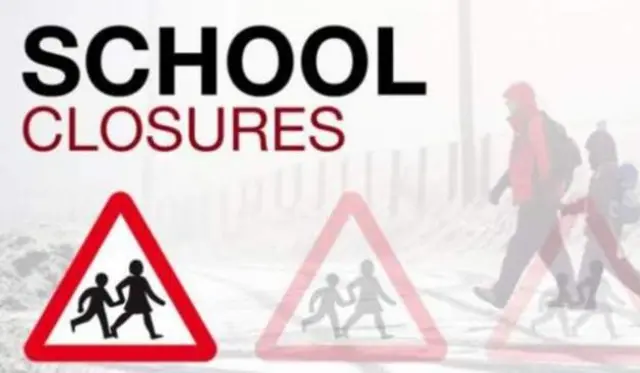 SChool closures graphic