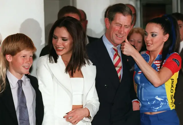 Prince Harry, Spice Girls and Prince Charles