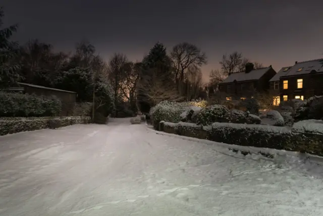 Snowy street