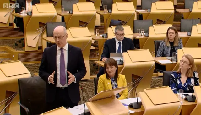 Education Secretary John Swinney