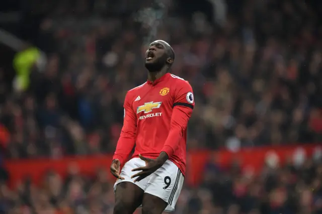 Manchester United's Romelu Lukaku