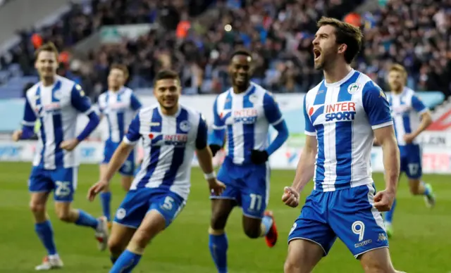 Wigan celebrate