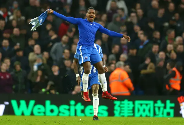 Jose Izquierdo scores for Brighton