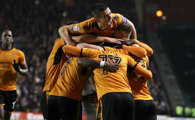 Wolves celebrate