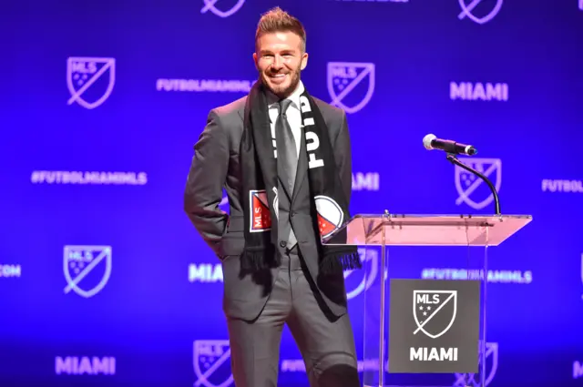 David Beckham launches his MLS franchise in Miami