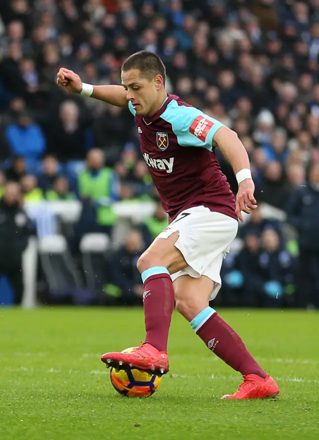 West Ham's Javier Hernandez