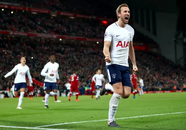 Kane scores for Tottenham