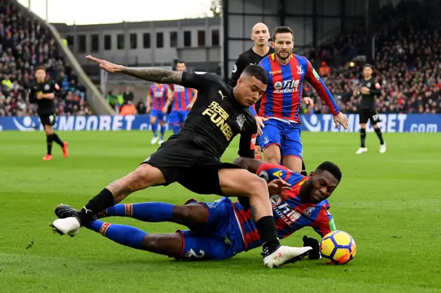 Timothy Fosu-Mensah of Crystal Palace