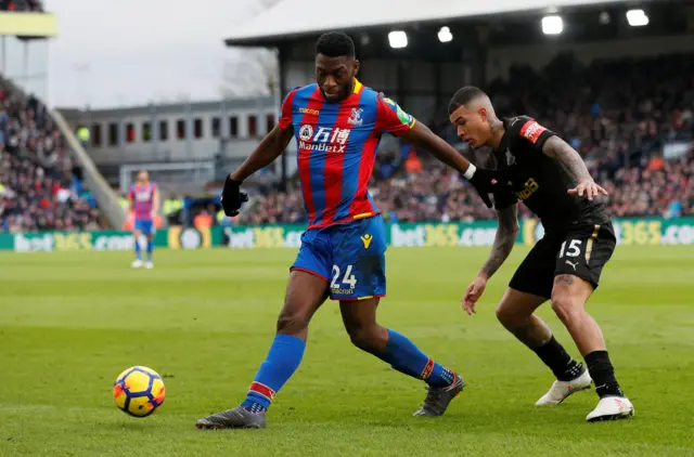 Timothy Fosu-Mensah of Crystal Palace