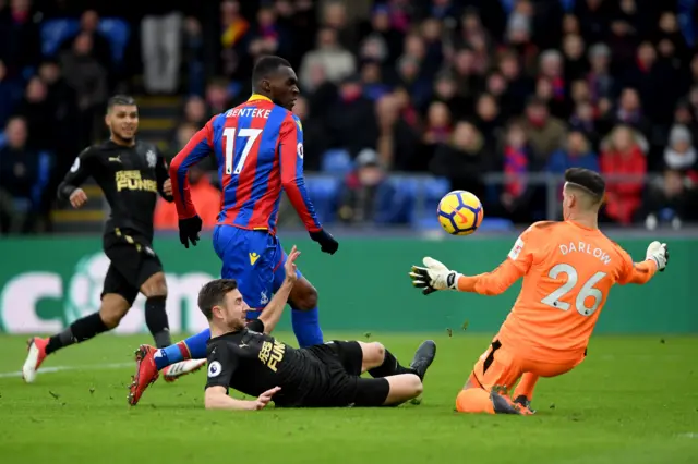 Christian Benteke of Crystal Palace