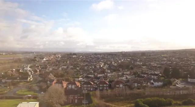 Alyn and Deeside drone shot