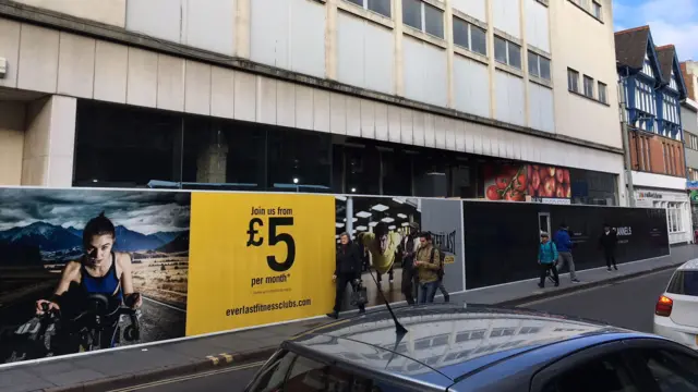 Former BHS store in Leicester