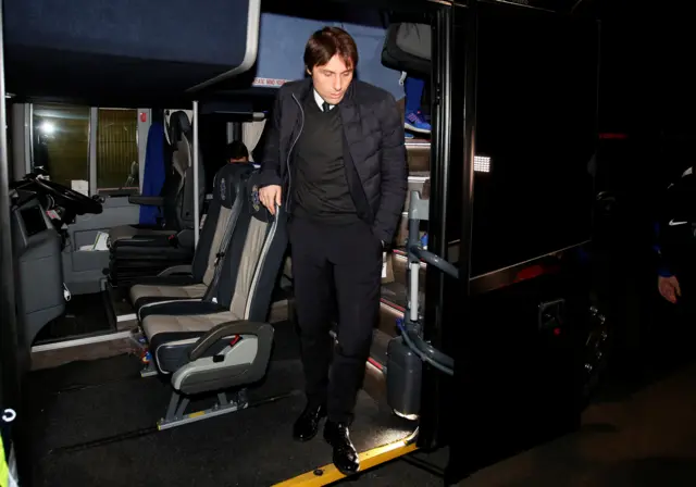 Antonio Conte ahead of kick off