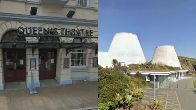 Queen’s Theatre and Landmark Theatre. Pic: