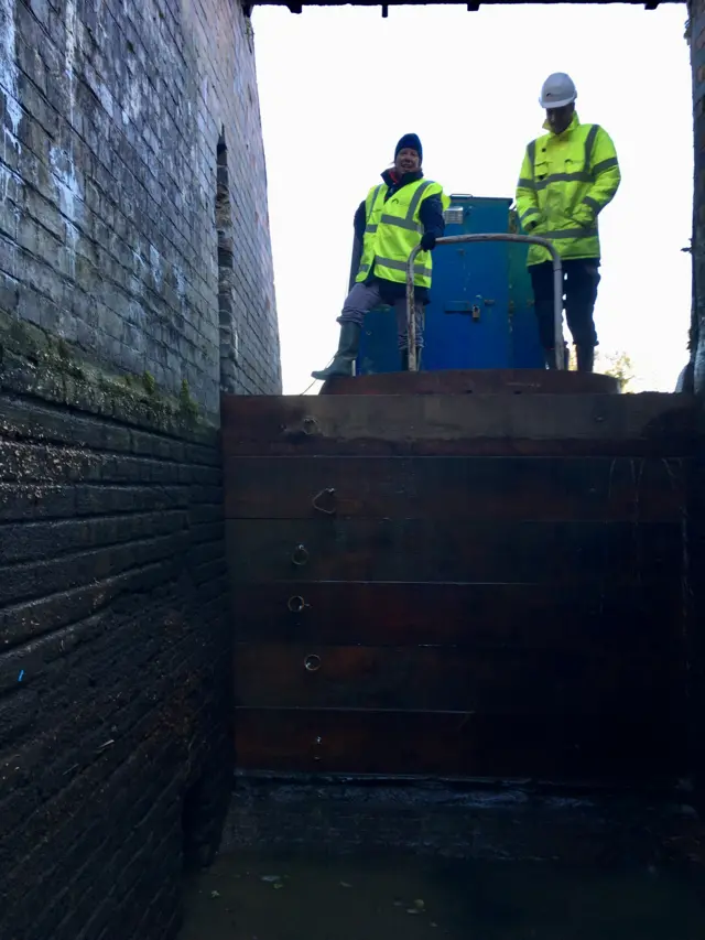 Foxton Lock gate