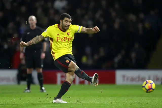 Troy Deeney scores from the spot