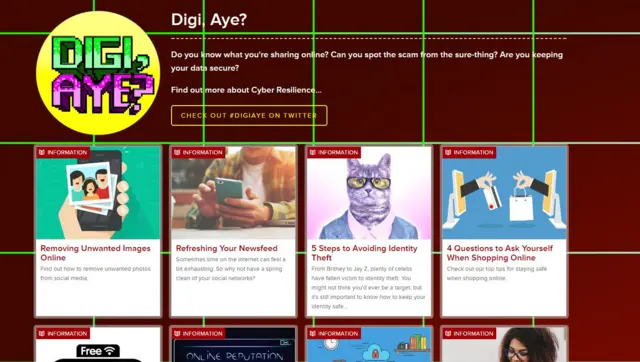 Digi, Aye? website page