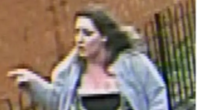 CCTV image of a suspect